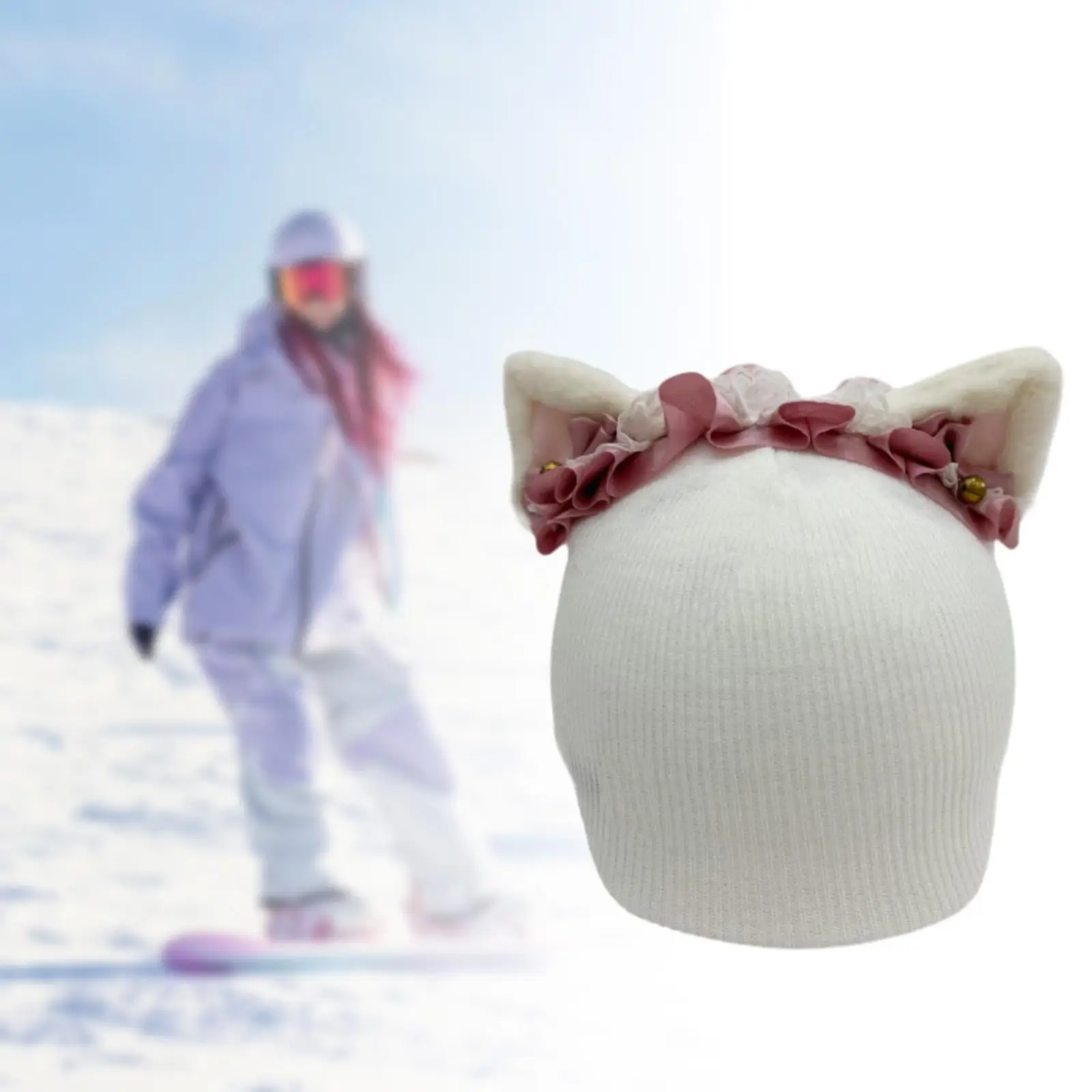 

Snow Ski Helmet Cover Ski Helmet Decoration Keep Warm Stylish Easy Installation