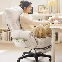 Recliner Simple Office Chair Ergonomic Gaming Rolling Lazy Modern High Back Computer Chair Mobile Sillas De Oficina Furniture