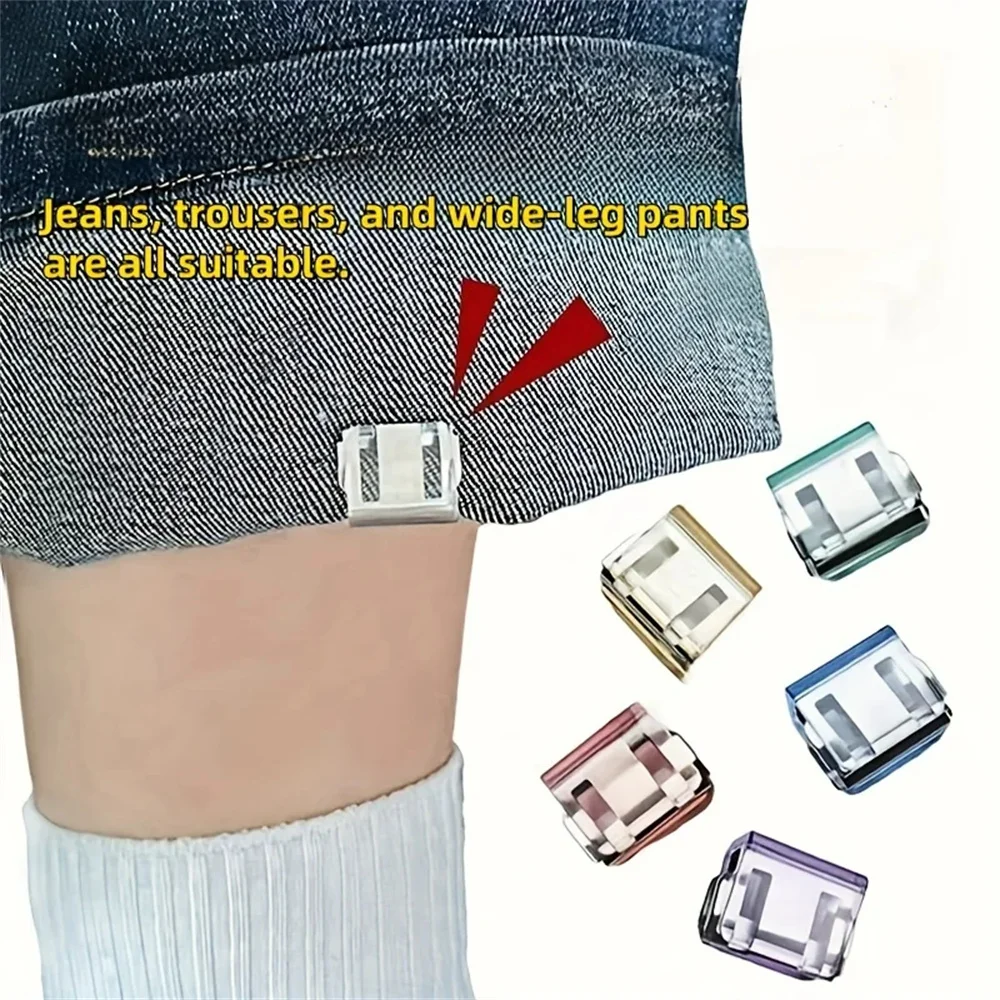 Fastener Cinch Clip for Clothes Stationery Clips Sleeve Fixing Clip Invisible Pants Leg Shortening Clip Apparel Sewing Supplies