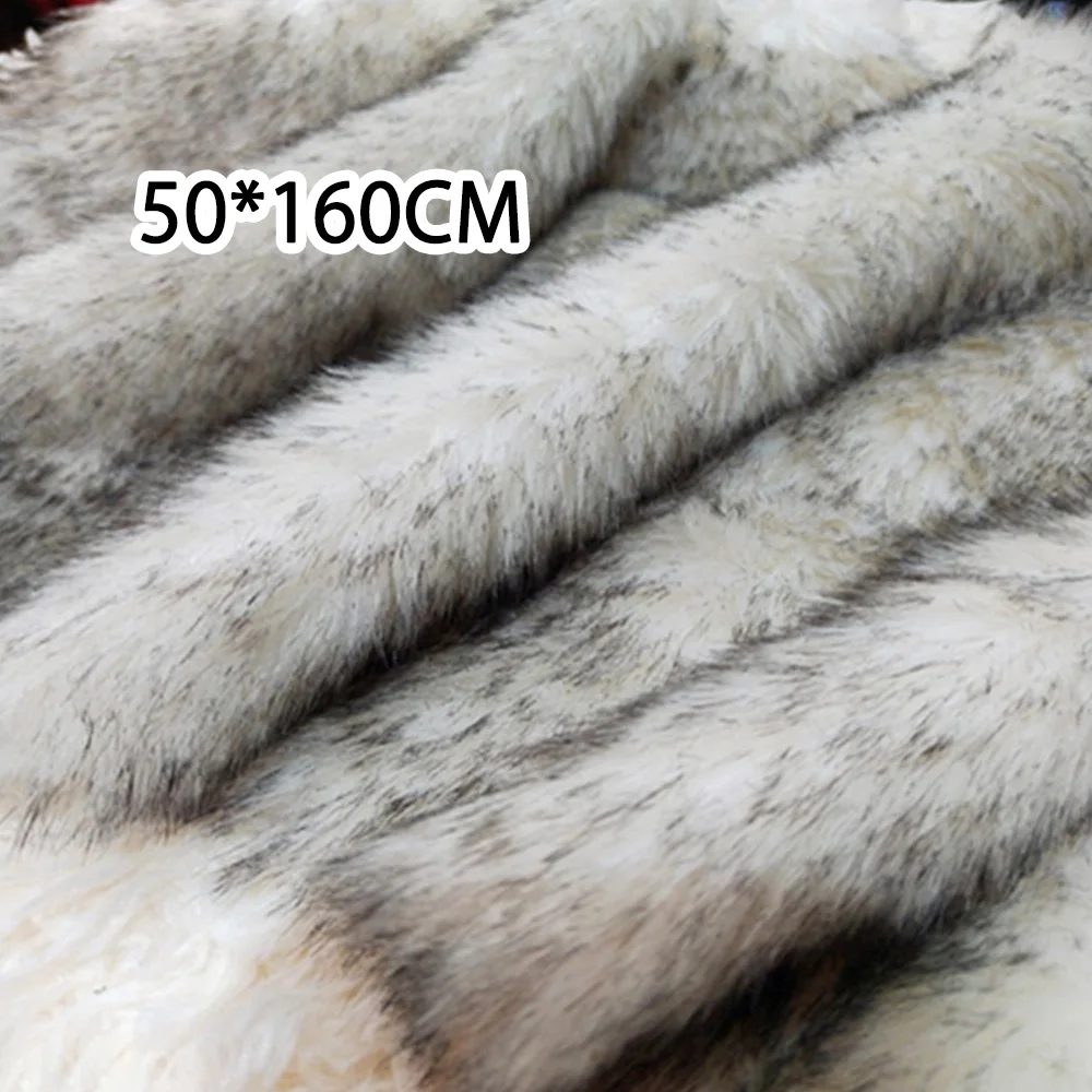 Long Fur Artificial Fox Fur Faux Fur Fabric Soft Plush Faux Fur Fabric Sewing Material Cloth Fur Diy Handmade Crafts decoration