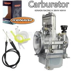 KENADA RACING CARBURETOR Adjustable Power Jet Universal Carb H 28MM-40MM PWK For Husaberg LECTRON Husqvarna & Beta 150cc-500cc