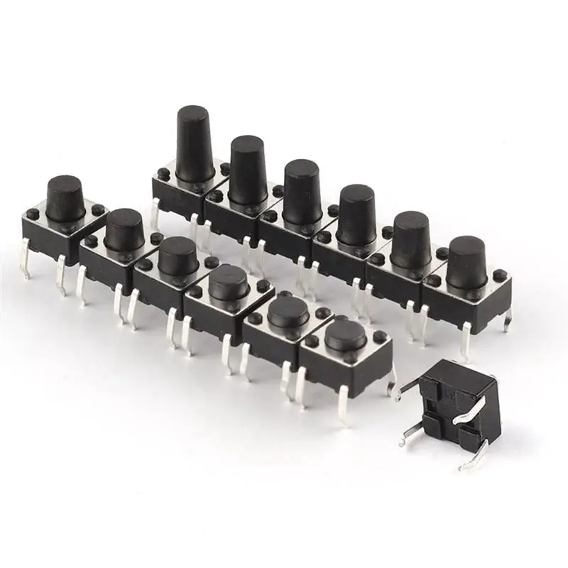REST 200PCS Light Touch Button Key Switch Box Set 10 Kinds of Specifications
