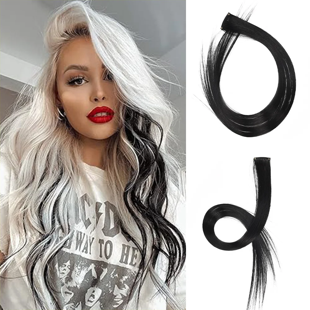 XG 22-inch one-card colored hair extensions for women single-clip invisible hair extensions suitable for daily wear