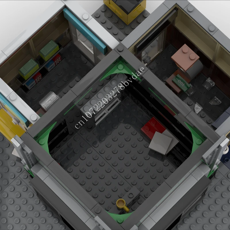 1809ピース オスコープタワー MOC ストリートビュー ホリデーパズルセット 建築 クリエイティブ組み立て クリスマス 誕生日 おもちゃ ギフト 子供向け