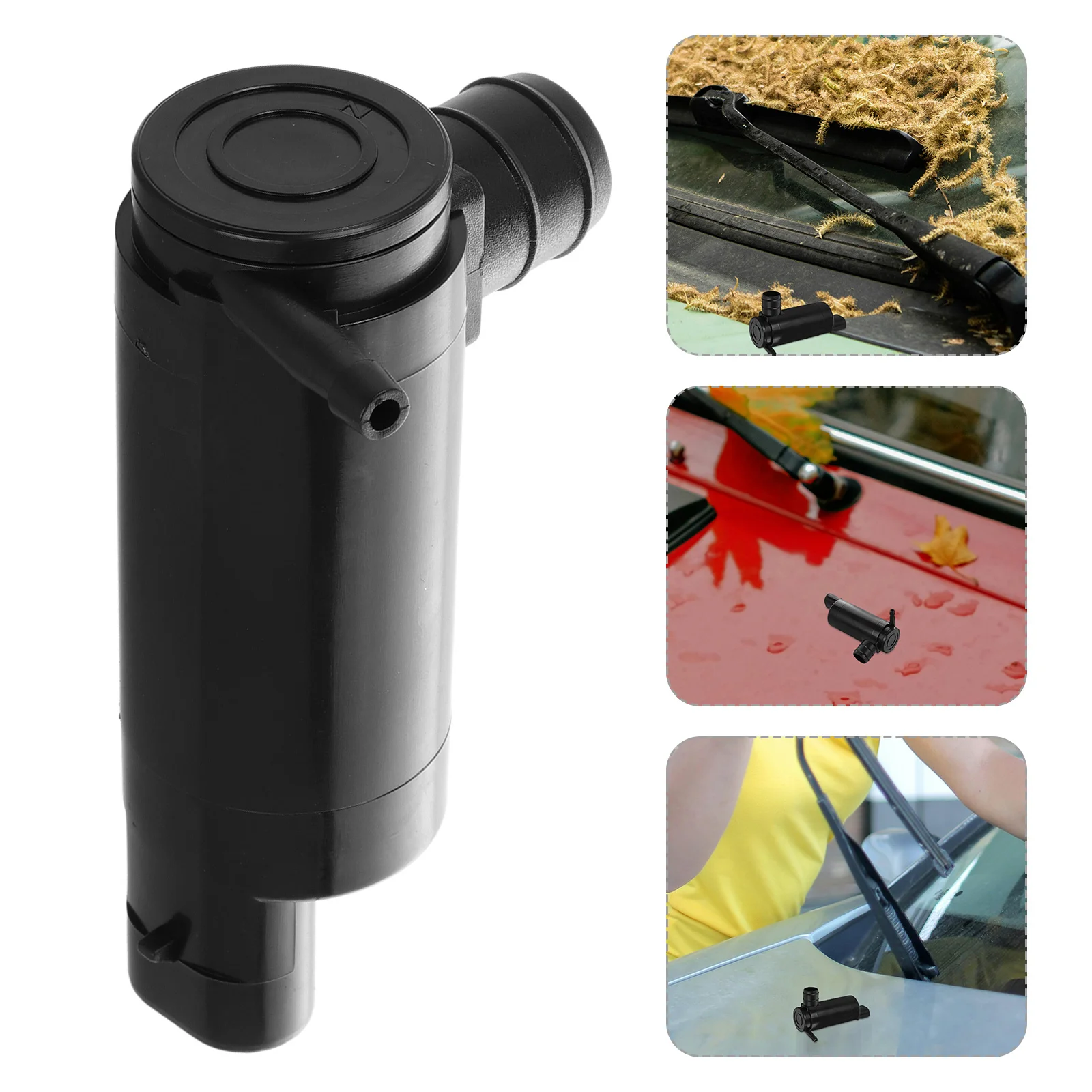 

Windshield Washer Motor Pump for 2007-2011 Stable Performance Easy Installation Wiper Washer Pump Replacement