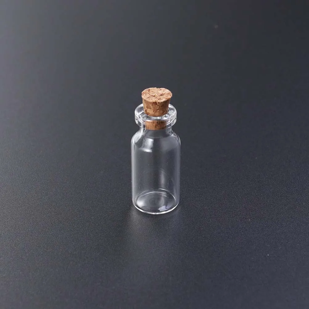 

25 PCS Clear Glass Test Tubes with Caps Multi-function Separation Bottles Candy Travel Lotion Containers Tubes - 16x35x