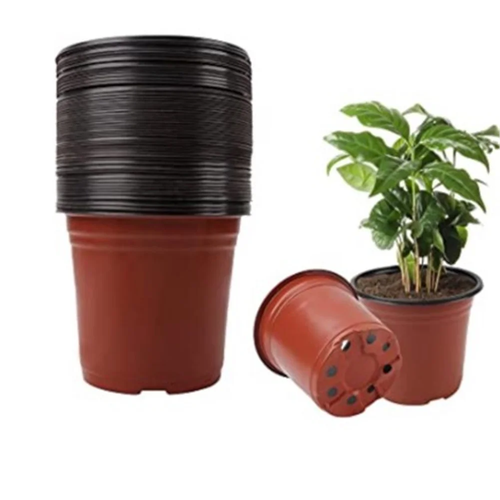 Plastic Flowerpot Flower Pot Plant Pots Succulent Planter Pot Multi-size Plant Container Seed Starting Pots Outdoor Indoor Plant