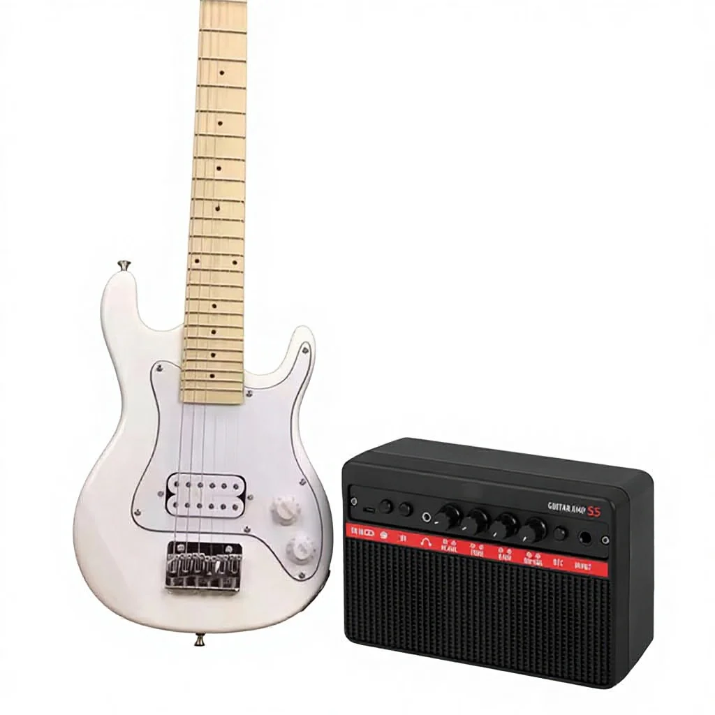 30Inch Electric Acoustic Guitar Beginner Kits for Boys Girls  Tuner, Picks, Cable, Strap, Extra Strings