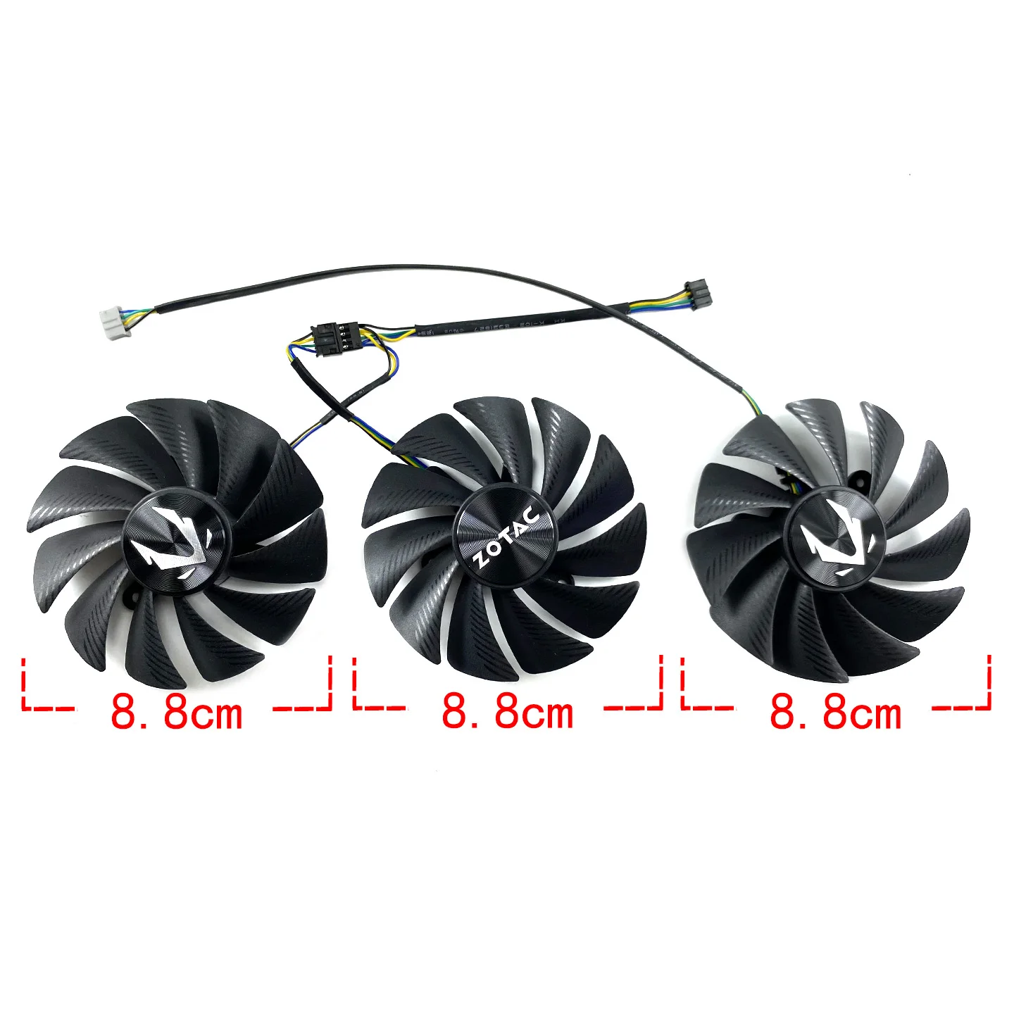 GA92S2U For ZOTAC RTX4070 4070S 4070ti 4070tiS 4080 TRINITY Graphics Card Replacement Fan