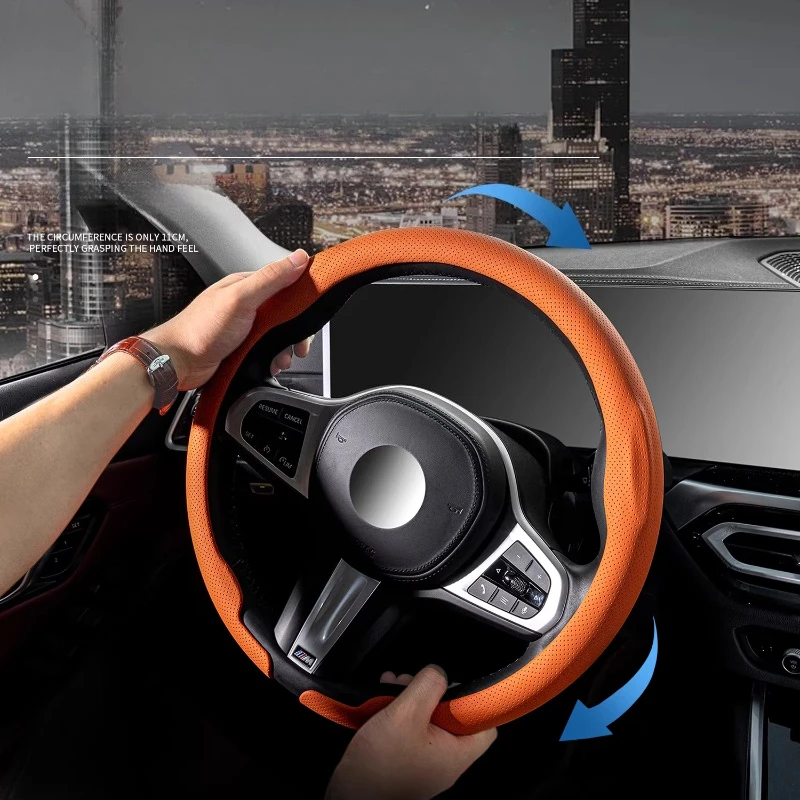

For Porsche Cayenne Macan 911 Paramela Taycan 718 Steering Wheel Cover Ultra-thin and Skin-friendly Car Accessories Anti-scratch