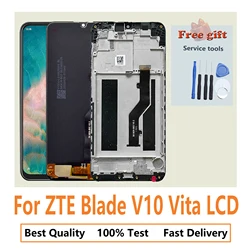 Original For ZTE Blade V10 Vita LCD Display Full With Frame Touch Screen Digitizer Assembly Repair Replacement Pantalla parts