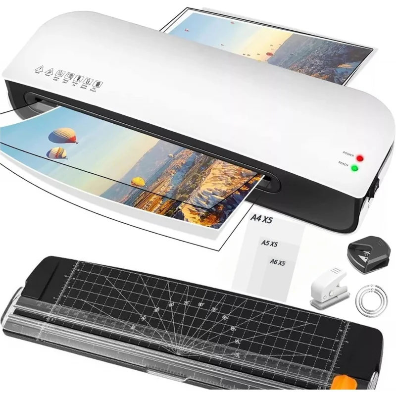 

A4Photo laminating machine, office document laminating machine, photo thermal laminating machine, quick preheating, no film jams