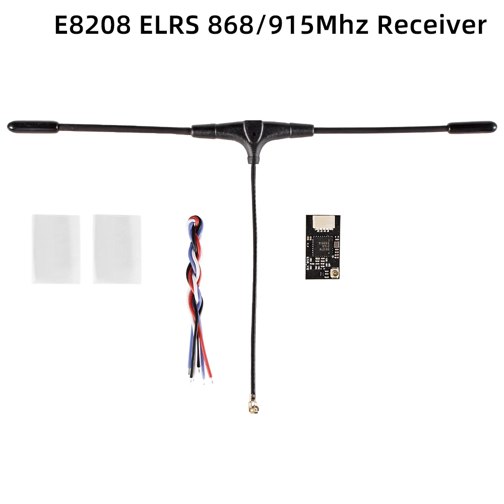 Odbiornik 9IMOD ELRS 915 MHz E8208 868/915 MHz Odbiornik ExpressLRS z anteną typu T RX SX1276 EXPRESSLRS Odbiornik DIY Części