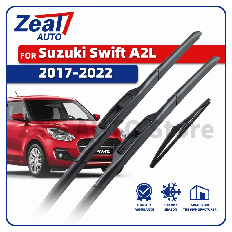 

LHD Front Rear Wiper Blades For Suzuki Swift Mk3 A2L Hatchback 2017-2022 RS Hybrid Sport 3Pc Windshield Accessories 20"19"10"