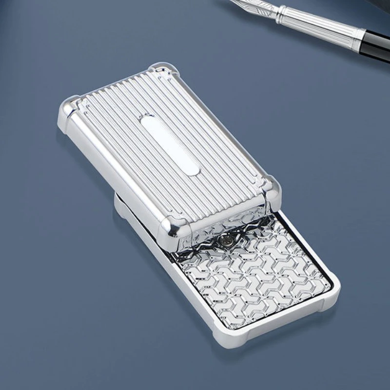 Zeepkist Fidget Magnetische Push Card Legering Mechanische Slider EDC Duwen Plaat Zintuiglijke Stress Relief Speelgoed Anti Angst