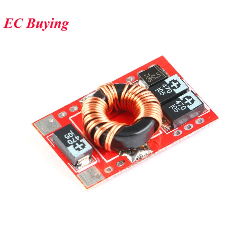 2/5Pcs DC-DC Boost Converter 3V 3.7V 4.2V Step Up 5V 3A 15W Lithium Battery Mobile Power Supply Charger Module Board LED Indicat