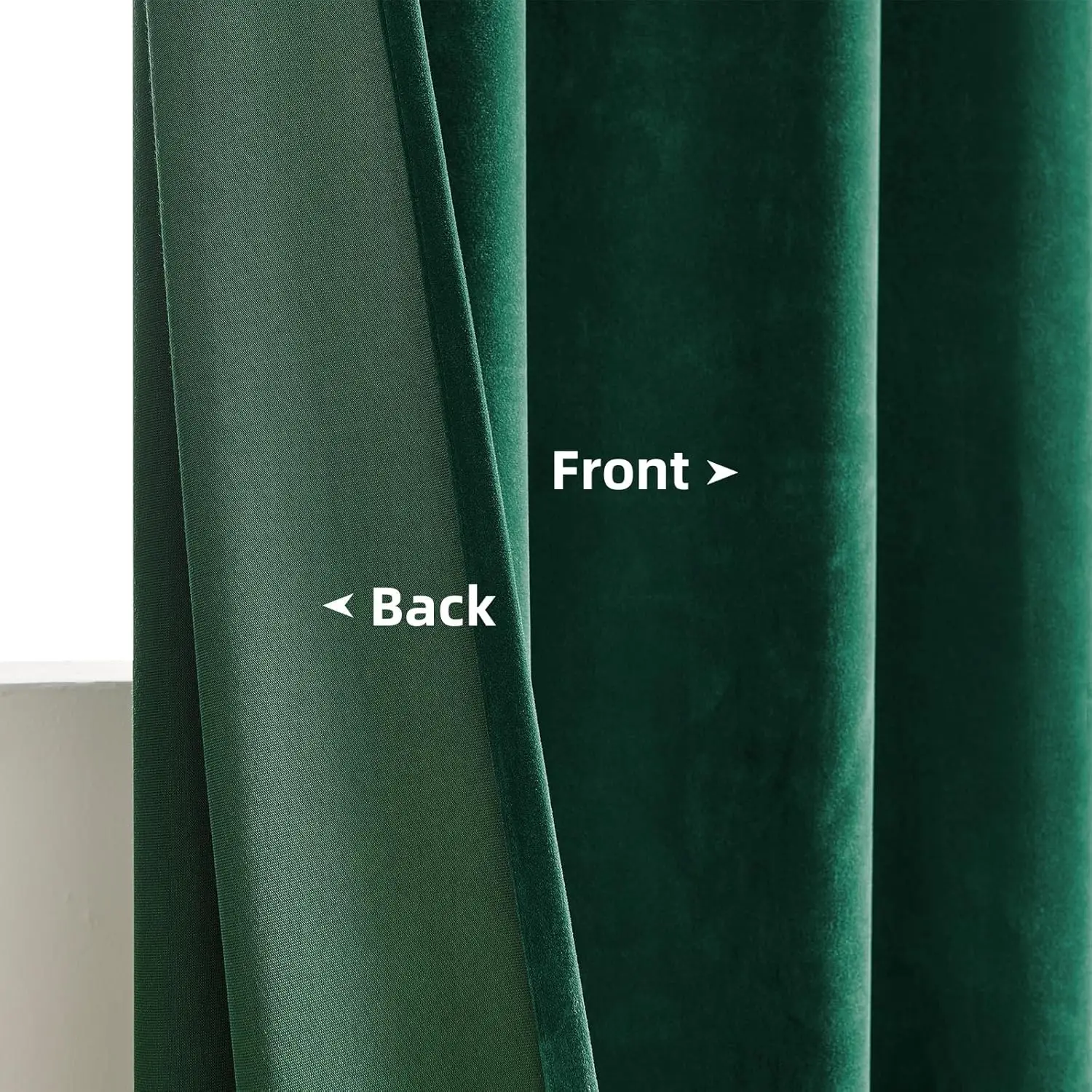 Luxury Velvet Curtains Thermal Insulated Blackout Drapes for Living Dining Room Bedroom Darkening Home Privacy Window Treatments