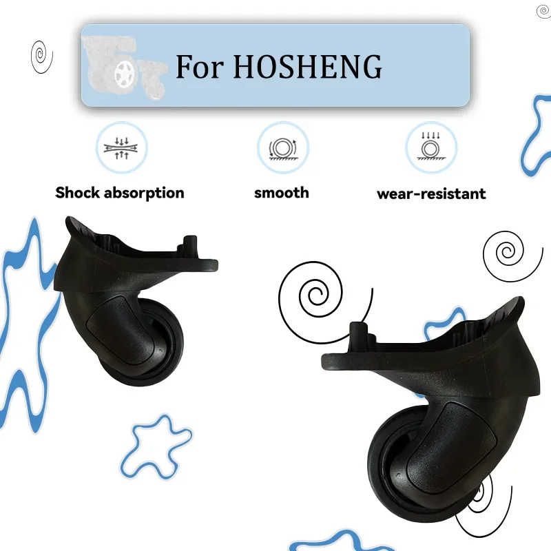 

For HOSHENG A70 Replacement Universal Wheelmodels Accessory Push-Pull Easy To Install Suitcase Wheel Smooth And Silent Wear