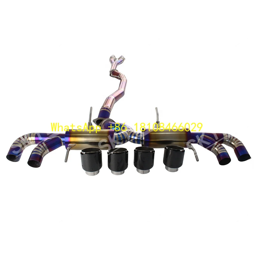 High Performance Catback Exhaust Titanium Alloy Customized for Nissan Gtr R34 R35 Exhaust Muffler Car Exhaust