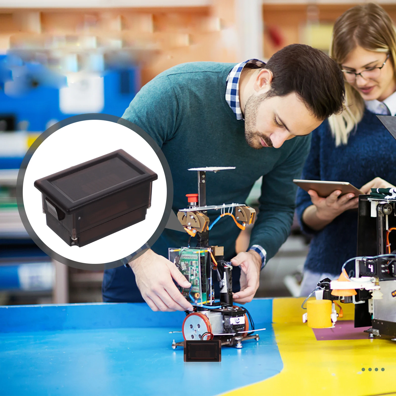 

Capacity Voltage Meter 12-60V Digital Display For Electric Bike Scooter Monitor Golf Cart Tester