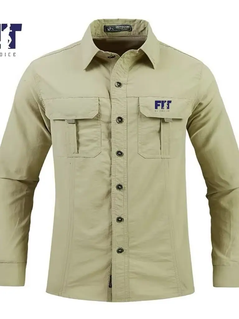 

Summer Men's Sunscreen Shirt Large Breathable Speed Dry Ice Sensation Work Clothes Jacket Men's Lightweight Outdoor Casual To