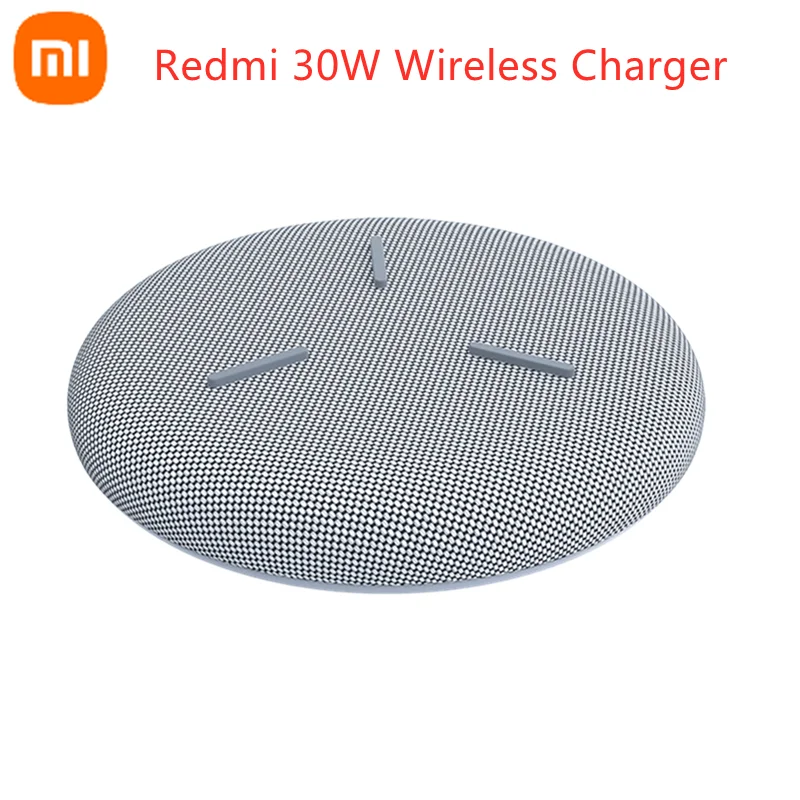 Xiaomi Redmi Wireless Charger 30W Max With Cooling Fan Mini Fast Charging For Xiaomi 15/14/13/12 Series For Redmi/iPhone