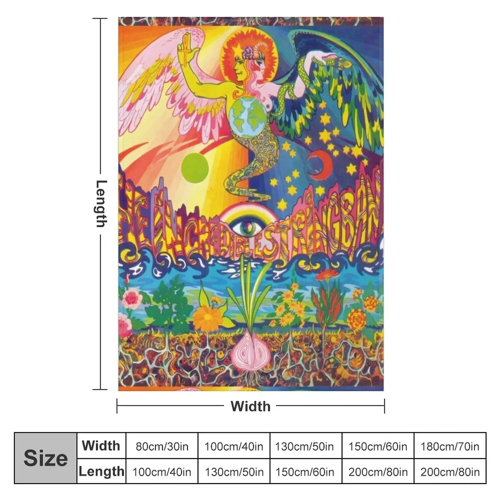 The Incredible String Band Album 5000 Spirits Throw Blanket couch cozy soft plush fuzzy picnic outdoor blanket