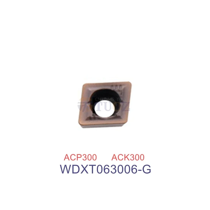 Original WDXT063006-G ACP300 ACK300 WDXT 063006 U Drilling Bit Carbide Insert CNC Lathe Turning Blade Cutting Tool