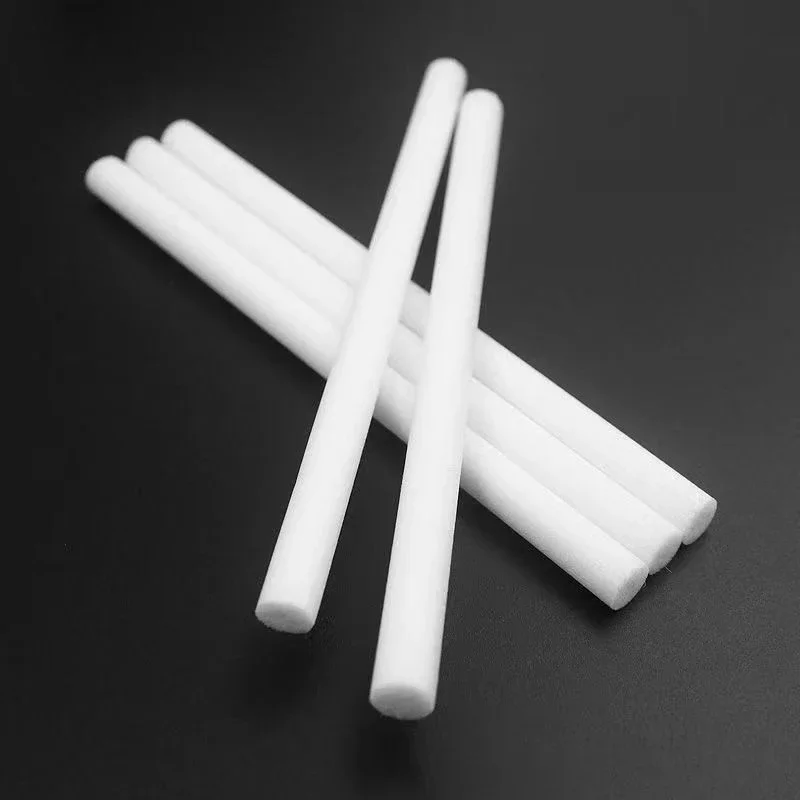 10ชิ้น7มม./8มม. เครื่องทำความชื้นกรองสำลีก้านแกน USB เครื่องทำความชื้นเปลี่ยนเครื่องพ่นอโรมาฟองน้ำฝ้าย