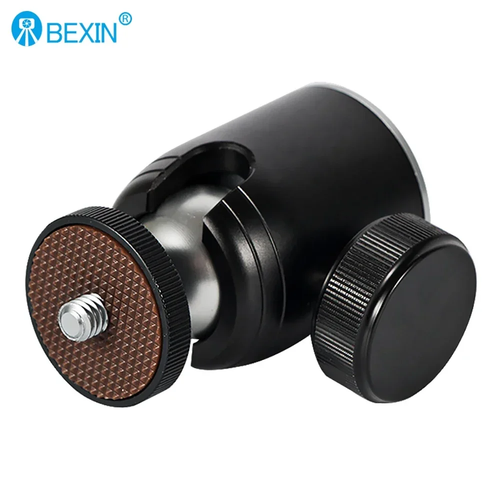 BEXIN K26A Ball Head Mount Metal 360 Degree Swivel Mini BallHead 1/4\