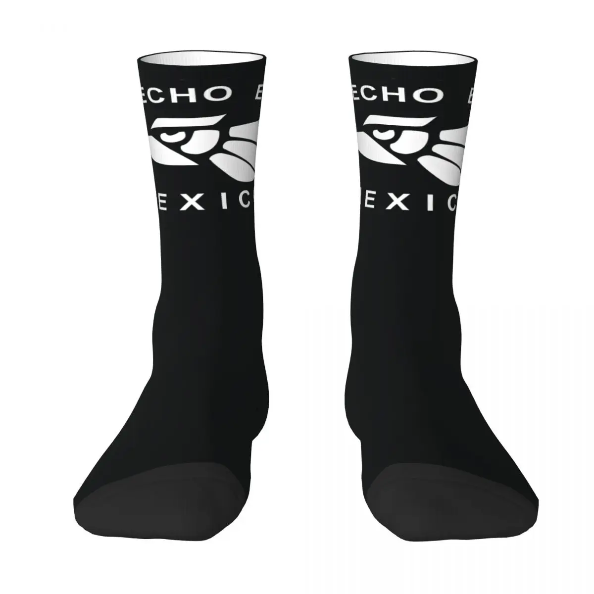 Hecho En Mexico Sticker Men Socks Outdoor Novelty Spring Summer Autumn Winter Stockings