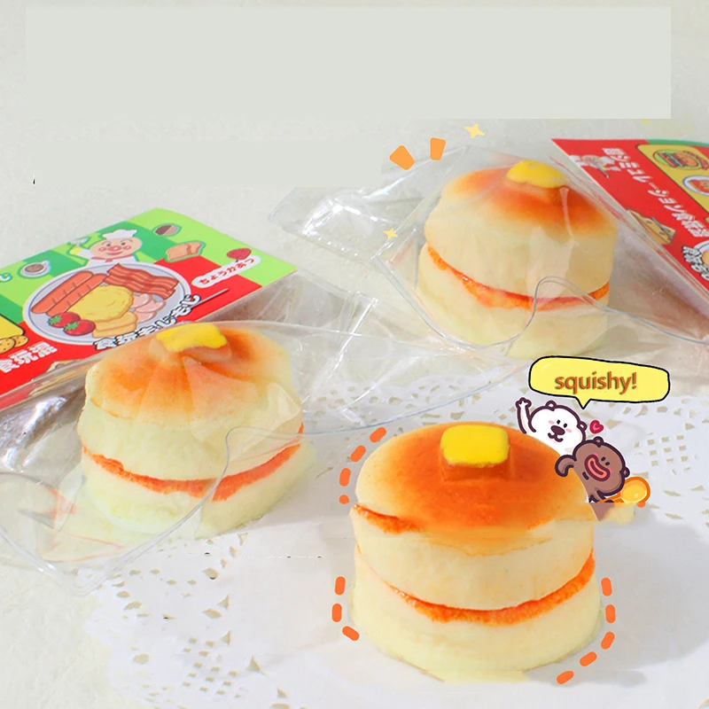 

2024 Cute Imitation Muffin Mochi Squishy Stress Relief Fingertip Toys Kids Fidget Toystpr Dessert Bread Soft Healing Girl Gifts