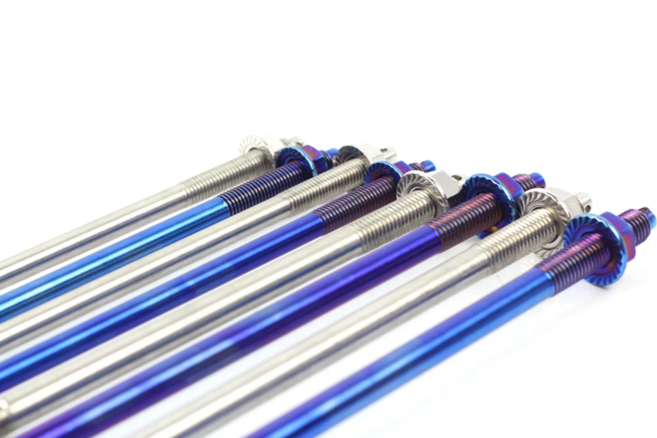 Silver/Multicolor M 10/12 x 220/250/280 mm Front Wheel Axle For Suzuki Honda Yamaha RSZ Motorcycle electric car modified parts