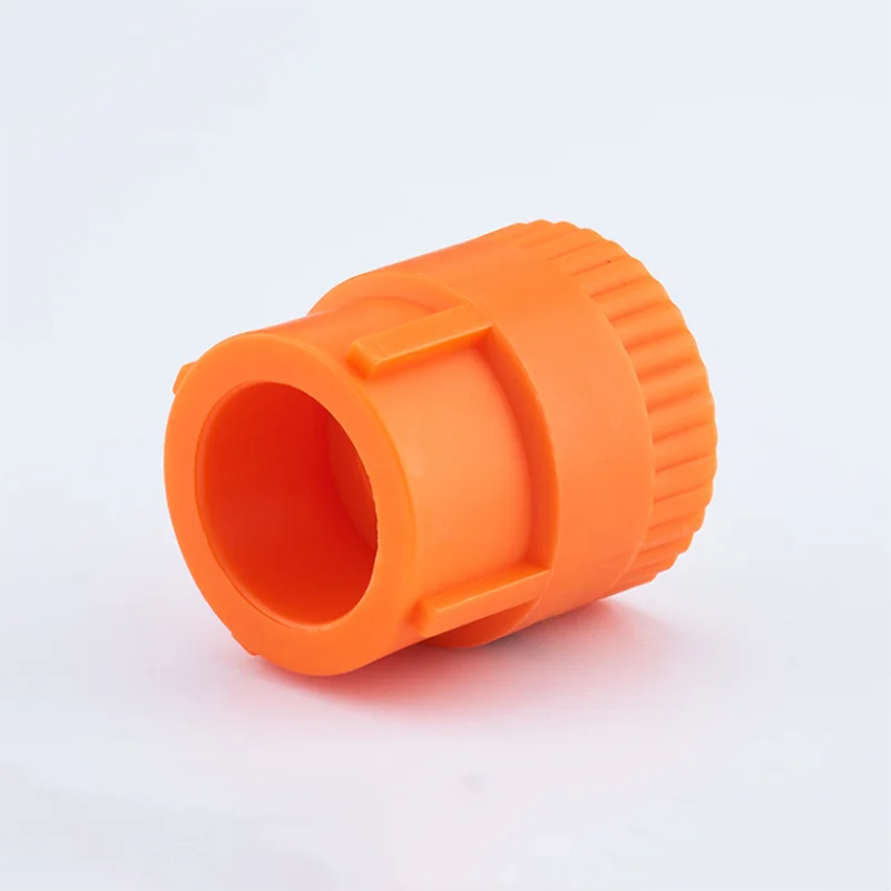 Orange PPR water pipe hot melt connection accessories 20 * 1/2 20 * 3/4 25 * 1/2 25 * 3/4 direct inner thread (set of 5 pieces)