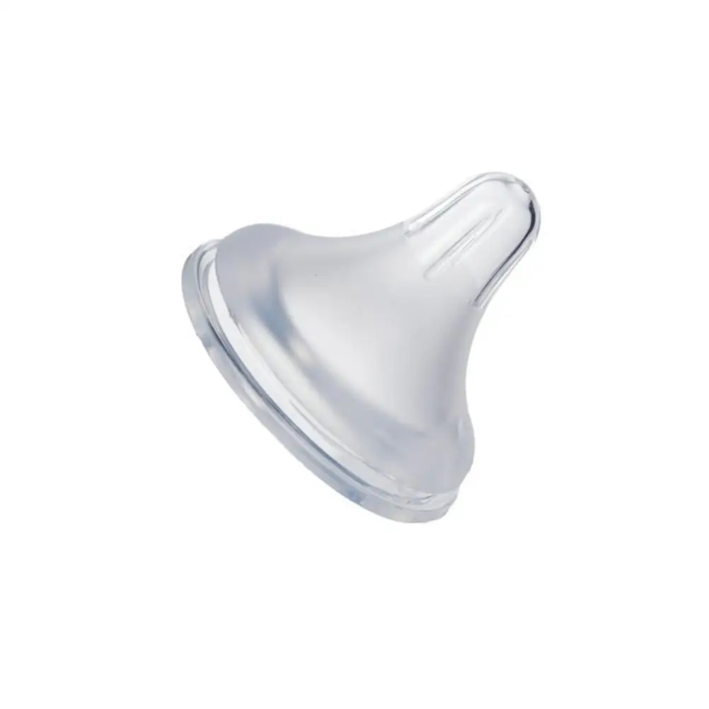 2 Pcs Frosted Pacifier Wide Neck Silicone Fake Simulation Infant