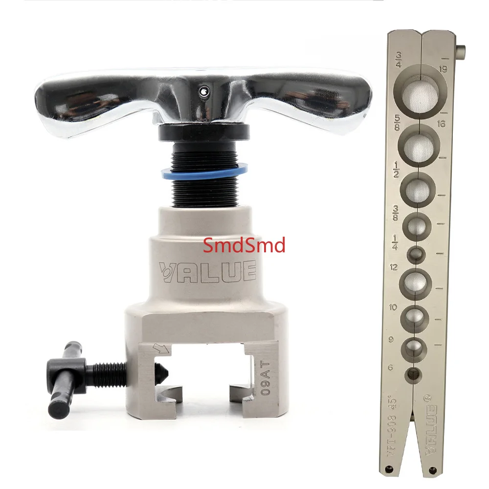 VFT-908B Integrated Universal Spreader 6-19mm Reamer Flaring Copper Pipe Tube Expander Eccentric Tube Expander Tool