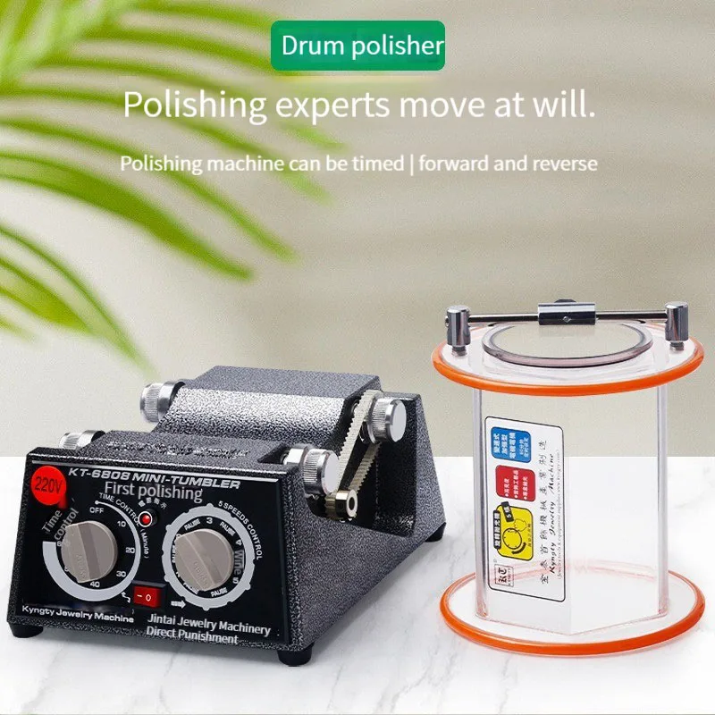 

3Kg Rotary Tumbler Surface Polisher Finisher Cleaner Drum Polishing Polishing Finishing Machine