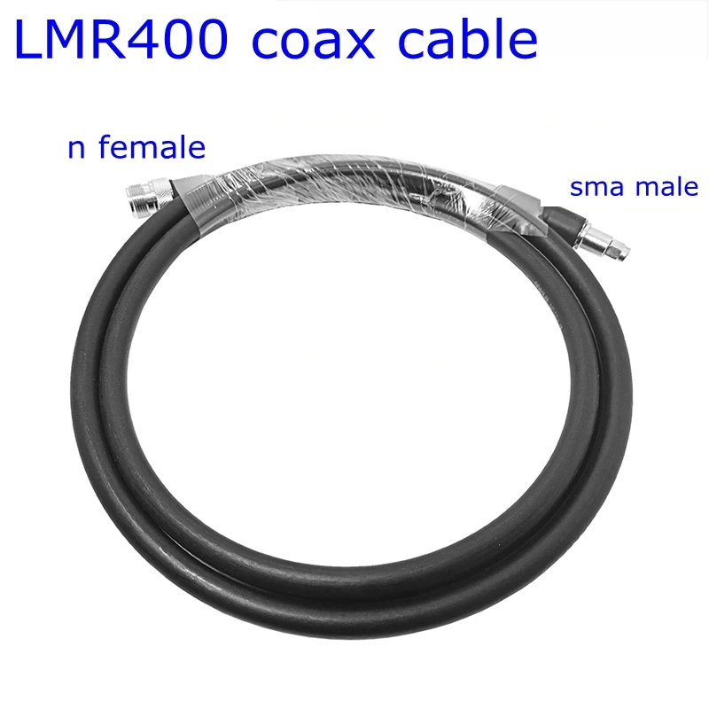 Cable Coaxial LMR400, conector hembra L16 N a macho SMA, conector N hembra a SMA macho, LMR-400 de crimpado RF, antena Pigtail