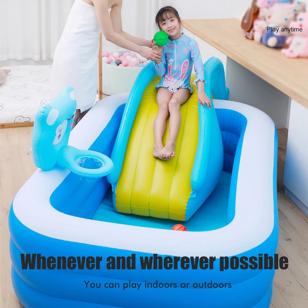 Tobogán inflable tobogán de agua inflable tobogán de piscina suministros de piscina juego de agua para niños para exteriores e interiores