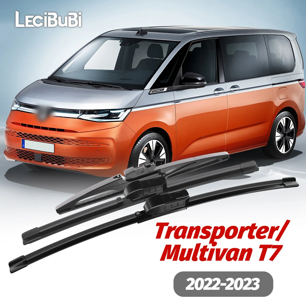 

1set Front & Rear Windshield Wiper Blades Windscreen Wipers For VW Transporter Multivan T7 2022-2023 Accessories