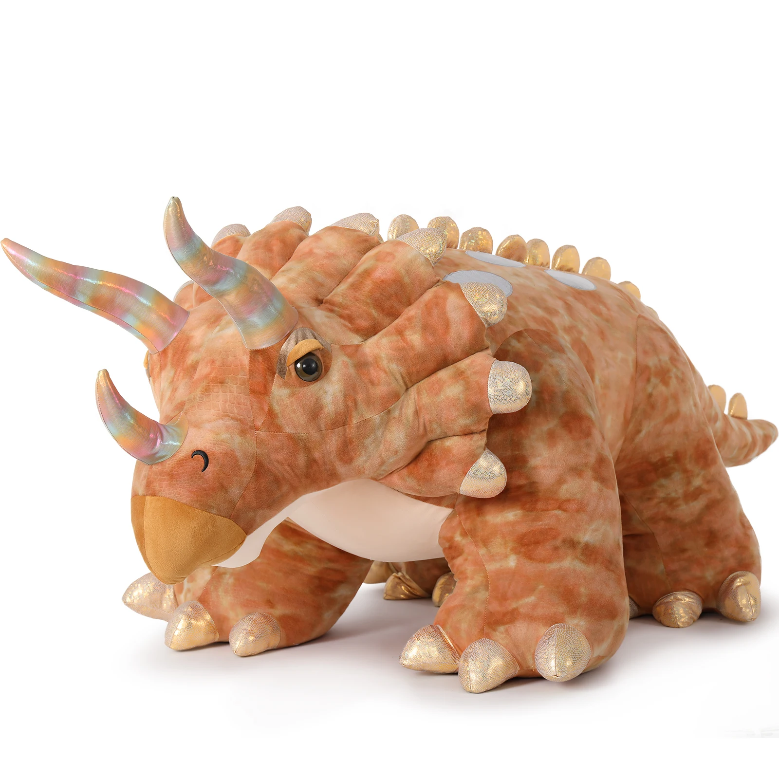 

MorisMos Dinosaur Stuffed Animal 6.4ft Extra Large Triceratops Dinosaur Plush Toys Dino Plushie for Dinosaur Party Favors Gift