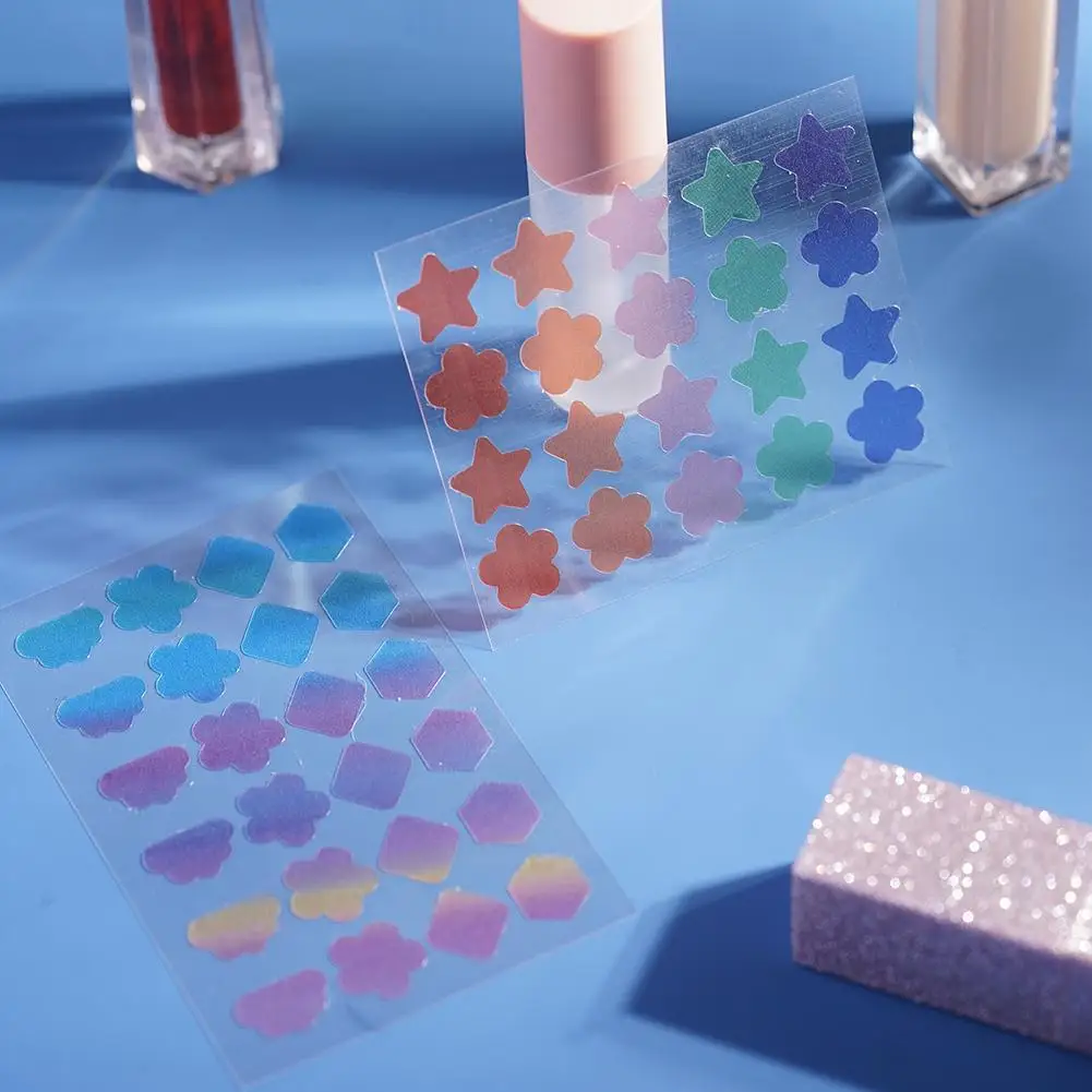 2026 New Colorful Cute Star Heart Shaped Acne Treatment Sticker Concealer Invisible Pimple Acne Cover Star Acne/Pimple Patch