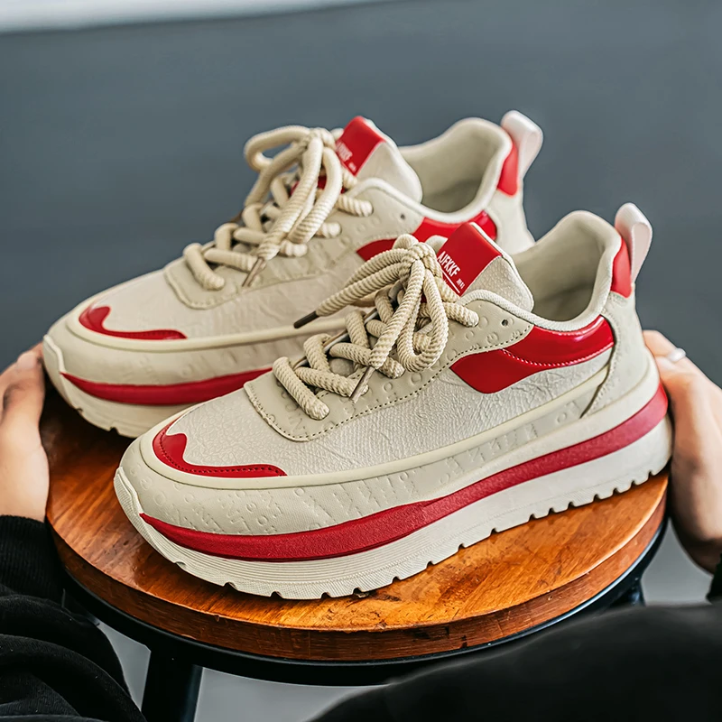 Skateboarding Basketball Shoes Popular in Spring 2025 Man Sports Shoes Fashionable Breathable Anti Slip Running Sneakers For Men