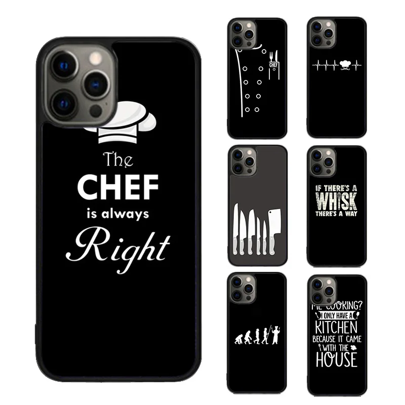 Love Baking Chef Knife Phone Case cover For iPhone SE2020 15 16 14 13 Pro Max Coque 12 11 Pro Max For Apple 8 PLUS 7 fundas