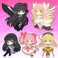 Puella Magi Madoka Magica Enamel Pins