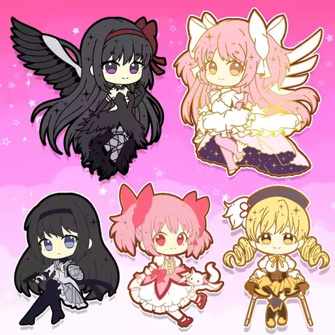 Puella Magi Madoka Magica Enamel Pins