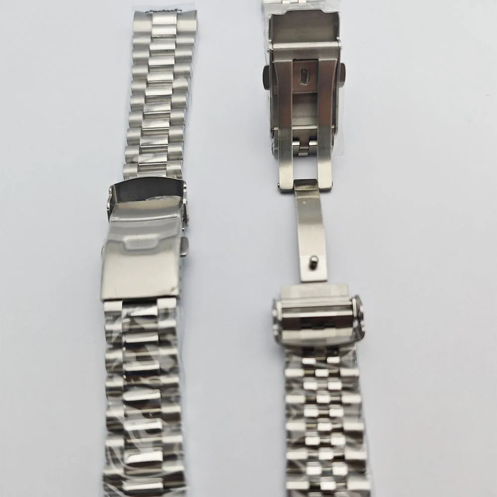 ステンレス製メンズウォッチストラップ,マウスピース用アクセサリー,幅20mm,ケース直径20mm