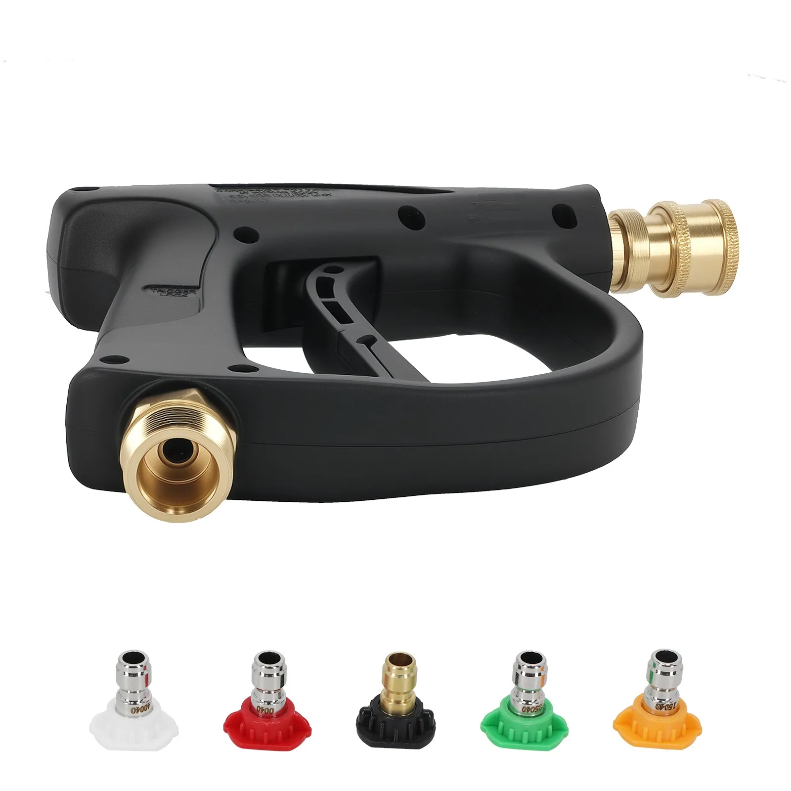 Durable Spray Gun M22 14mm with 5 Quick Change Tips Aluminum Construction