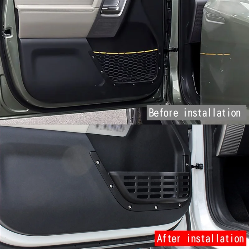 صندوق تخزين رف لوحة الباب لشيري ICAR V23 2025 صندوق منظم جانبي للباب الأمامي والخلفي ملحقات جيوب #3