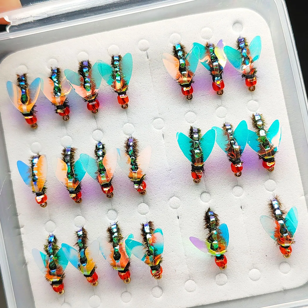 Moscas artificiales ninfa húmeda para pesca con mosca en agua dulce - imagen 3